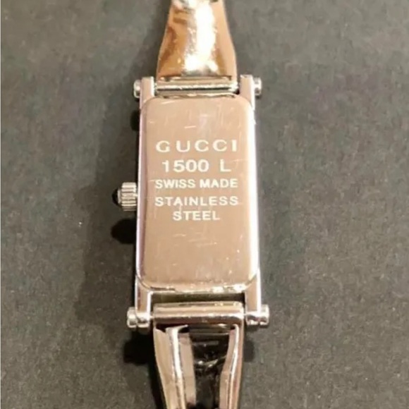 Gucci 1500L Stainless Steel Women\'s Watch Unisex, just polished 100 authentic main image 5